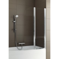 PARAVAN CADA 81X140 PROFIL CROM MAT, STICLA TRANSPARENTA MODERN 2 - PARAVAN CADA 81X140 PROFIL CROM MAT, STICLA TRANSPARENTA MODERN 2