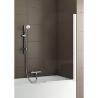 PARAVAN CADA 67X140 PROFIL CROM, STICLA SATINATA MODERN 1 - PARAVAN CADA 67X140 PROFIL CROM, STICLA SATINATA MODERN 1
