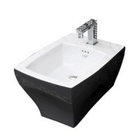 BIDET SUSPENDAT JAZZ NEGRU/ALB - BIDET SUSPENDAT JAZZ NEGRU/ALB