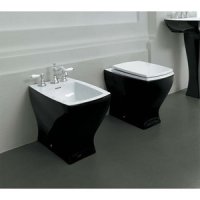 BIDET CU MONTAJ PE PARDOSEALA JAZZ NEGRU/ALB - BIDET CU MONTAJ PE PARDOSEALA JAZZ NEGRU/ALB