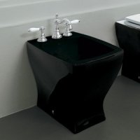 BIDET CU MONTAJ PE PARDOSEALA JAZZ NEGRU - BIDET CU MONTAJ PE PARDOSEALA JAZZ NEGRU