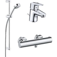 PACHET 3 IN 1 CU BATERIE LAVOAR+BATERIE DUS TERMOSTATA+SET DUS KLUDI D-VISE - PACHET 3 IN 1 CU BATERIE LAVOAR+BATERIE DUS TERMOSTATA+SET DUS KLUDI D-VISE