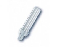 TUB FLUORESCENT COMPACT DULUX D 18W/830 G24D-2 - LUMINA CALDA - TUB FLUORESCENT COMPACT DULUX D 18W/830 G24D-2 - LUMINA CALDA