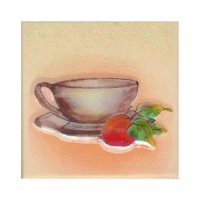 DECOR VANILLA BEIGE TEA CUP - DECOR VANILLA BEIGE TEA CUP