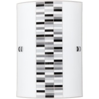 APLICA PERETE DOMINO E27 1X MAX 60W - APLICA PERETE DOMINO E27 1X MAX 60W