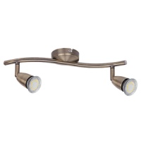 PLAFONIERA NORMAN LED GU10 2X MAX 50W - PLAFONIERA NORMAN LED GU10 2X MAX 50W