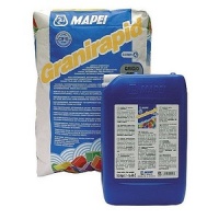ADEZIV CU USCARE RAPIDA GRESIE FAIANTA SI PIATRA NATURALA MAPEI 28 KG/SET GRANIRAPID ALB A+B - ADEZIV CU USCARE RAPIDA GRESIE FAIANTA SI PIATRA NATURALA MAPEI 28 KG/SET GRANIRAPID ALB A+B