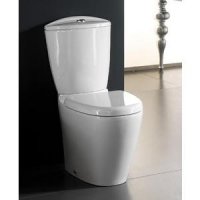 VAS WC MONOBLOC VENICE CU SCURGERE LATERALA, SISTEM  ACTIONARE GEBERIT - VAS WC MONOBLOC VENICE CU SCURGERE LATERALA, SISTEM  ACTIONARE GEBERIT