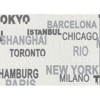 TAPET MODERN IDEEA URBAN CITY GRAY - TAPET MODERN IDEEA URBAN CITY GRAY