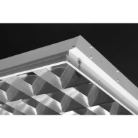 PLAFONIERA INCASTRATA PENTRU TUB LED 4X600 ST 595X595X92MM - PLAFONIERA INCASTRATA PENTRU TUB LED 4X600 ST 595X595X92MM