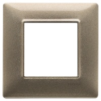 RAMA ORNAMENT 2 MODULE METAL BRONZ METALIZAT - RAMA ORNAMENT 2 MODULE METAL BRONZ METALIZAT