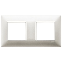 RAMA ORNAMENT 4 MODULE(2+2) 71MM TEHNOPOLIMER MATT NICKEL - RAMA ORNAMENT 4 MODULE(2+2) 71MM TEHNOPOLIMER MATT NICKEL