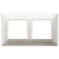 RAMA ORNAMENT 4 MODULE(2+2) 57MM TEHNOPOLIMER MATT NICKEL - RAMA ORNAMENT 4 MODULE(2+2) 57MM TEHNOPOLIMER MATT NICKEL