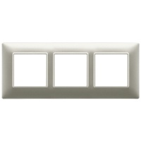 RAMA ORNAMENT 6 MODULE(2+2+2) 57MM TEHNOPOLIMER MATT NICKEL - RAMA ORNAMENT 6 MODULE(2+2+2) 57MM TEHNOPOLIMER MATT NICKEL
