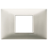 RAMA ORNAMENT 2 MODULE CENTRALE TEHNOPOLIMER MATT NICKEL - RAMA ORNAMENT 2 MODULE CENTRALE TEHNOPOLIMER MATT NICKEL