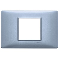 RAMA ORNAMENT 2 MODULE CENTRALE METAL ALBASTRU METALIZAT - RAMA ORNAMENT 2 MODULE CENTRALE METAL ALBASTRU METALIZAT