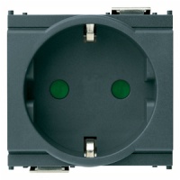 PRIZA MODULARA SCHUKO 2P+T 250V 16A 2 MODULE VIMAR IDEA - PRIZA MODULARA SCHUKO 2P+T 250V 16A 2 MODULE VIMAR IDEA