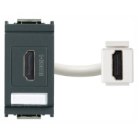 PRIZA MODULARA HDMI KEYSTONE 1 MODUL VIMAR IDEA - PRIZA MODULARA HDMI KEYSTONE 1 MODUL VIMAR IDEA