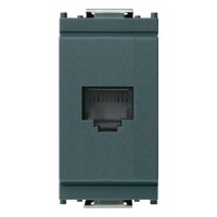 PRIZA MODULARA TELEFON RJ11 6/4 CONTACTE 1 MODUL VIMAR IDEA - PRIZA MODULARA TELEFON RJ11 6/4 CONTACTE 1 MODUL VIMAR IDEA