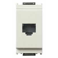 PRIZA MODULARA TELEFON RJ11 6/4 CONTACTE 1 MODUL VIMAR IDEA - PRIZA MODULARA TELEFON RJ11 6/4 CONTACTE 1 MODUL VIMAR IDEA