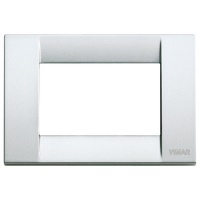 RAMA ORNAMENT CLASSICA 3 MODULE ARGINTIU METALIZAT VIMAR IDEA - RAMA ORNAMENT CLASSICA 3 MODULE ARGINTIU METALIZAT VIMAR IDEA