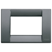 RAMA ORNAMENT CLASSICA 3 MODULE ANTRACIT METALIZAT VIMAR IDEA - RAMA ORNAMENT CLASSICA 3 MODULE ANTRACIT METALIZAT VIMAR IDEA