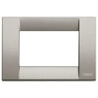 RAMA ORNAMENT CLASSICA 3 MODULE TITANIUM METALIZAT VIMAR IDEA - RAMA ORNAMENT CLASSICA 3 MODULE TITANIUM METALIZAT VIMAR IDEA