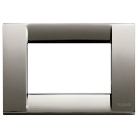 RAMA ORNAMENT CLASSICA 3 MODULE NEGRU CROM VIMAR IDEA - RAMA ORNAMENT CLASSICA 3 MODULE NEGRU CROM VIMAR IDEA
