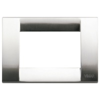 RAMA ORNAMENT CLASSICA 3 MODULE NICHEL VIMAR IDEA - RAMA ORNAMENT CLASSICA 3 MODULE NICHEL VIMAR IDEA