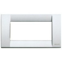 RAMA ORNAMENT CLASSICA 4 MODULE ARGINTIU METALIZAT VIMAR IDEA - RAMA ORNAMENT CLASSICA 4 MODULE ARGINTIU METALIZAT VIMAR IDEA