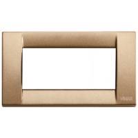 RAMA ORNAMENT CLASSICA 4 MODULE BRONZ METALIZAT VIMAR IDEA - RAMA ORNAMENT CLASSICA 4 MODULE BRONZ METALIZAT VIMAR IDEA