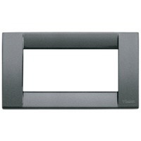 RAMA ORNAMENT CLASSICA 4 MODULE ANTRACIT METALIZAT VIMAR IDEA - RAMA ORNAMENT CLASSICA 4 MODULE ANTRACIT METALIZAT VIMAR IDEA