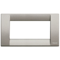 RAMA ORNAMENT CLASSICA 4 MODULE TITANIUM METALIZAT VIMAR IDEA - RAMA ORNAMENT CLASSICA 4 MODULE TITANIUM METALIZAT VIMAR IDEA