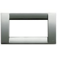 RAMA ORNAMENT CLASSICA 4 MODULE CROM VIMAR IDEA - RAMA ORNAMENT CLASSICA 4 MODULE CROM VIMAR IDEA