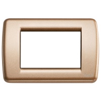 RAMA ORNAMENT RONDO 3 MODULE BRONZ METALIZAT VIMAR IDEA - RAMA ORNAMENT RONDO 3 MODULE BRONZ METALIZAT VIMAR IDEA