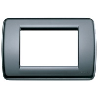 RAMA ORNAMENT RONDO 3 MODULE GRAFIT GRI VIMAR IDEA - RAMA ORNAMENT RONDO 3 MODULE GRAFIT GRI VIMAR IDEA