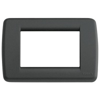 RAMA ORNAMENT RONDO 3 MODULE NEGRU VIMAR IDEA - RAMA ORNAMENT RONDO 3 MODULE NEGRU VIMAR IDEA