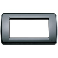 RAMA ORNAMENT RONDO 4 MODULE NEGRU VIMAR IDEA - RAMA ORNAMENT RONDO 4 MODULE NEGRU VIMAR IDEA