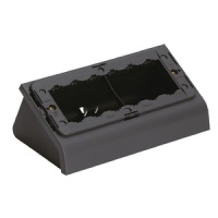 DOZE APARATAJ MODULAR 6 MODULE PENTRU MONTAJ PE BIROU GRI ANTRACIT VIMAR IDEA - DOZE APARATAJ MODULAR 6 MODULE PENTRU MONTAJ PE BIROU GRI ANTRACIT VIMAR IDEA