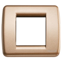 RAMA ORNAMENT RONDO 1 SI 2 MODULE REDUSE BRONZ METALIZAT VIMAR IDEA - RAMA ORNAMENT RONDO 1 SI 2 MODULE REDUSE BRONZ METALIZAT VIMAR IDEA