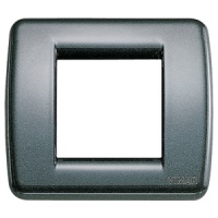 RAMA ORNAMENT RONDO 1 SI 2 MODULE REDUSE ANTRACIT METALIZAT VIMAR IDEA - RAMA ORNAMENT RONDO 1 SI 2 MODULE REDUSE ANTRACIT METALIZAT VIMAR IDEA