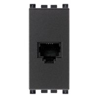 PRIZA MODULARA TELEFON RJ11 6/4 CONTACTE 1 MODUL VIMAR ARKE - PRIZA MODULARA TELEFON RJ11 6/4 CONTACTE 1 MODUL VIMAR ARKE