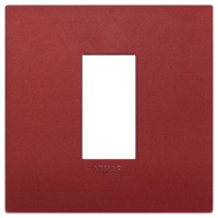 RAMA ORNAMENT 1 MODUL TEHNOPOLIMER MATT RED VIMAR ARKE - RAMA ORNAMENT 1 MODUL TEHNOPOLIMER MATT RED VIMAR ARKE