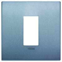 RAMA ORNAMENT 1 MODUL TEHNOPOLIMER MATT BLUE VIMAR ARKE - RAMA ORNAMENT 1 MODUL TEHNOPOLIMER MATT BLUE VIMAR ARKE