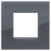 RAMA ORNAMENT 2 MODULE REFLEX SMOKE GREY VIMAR ARKE - RAMA ORNAMENT 2 MODULE REFLEX SMOKE GREY VIMAR ARKE