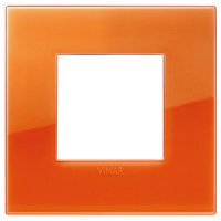 RAMA ORNAMENT 2 MODULE REFLEX ORANGE VIMAR ARKE - RAMA ORNAMENT 2 MODULE REFLEX ORANGE VIMAR ARKE