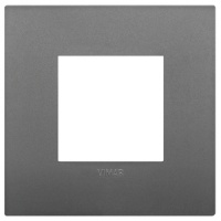 RAMA ORNAMENT 2 MODULE TECHNOPOLYMER GREY VIMAR ARKE - RAMA ORNAMENT 2 MODULE TECHNOPOLYMER GREY VIMAR ARKE