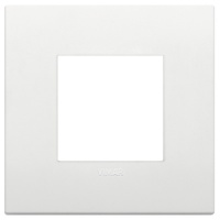 RAMA ORNAMENT 2 MODULE TECHNOPOLYMER WHITE VIMAR ARKE - RAMA ORNAMENT 2 MODULE TECHNOPOLYMER WHITE VIMAR ARKE