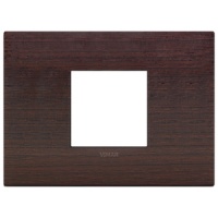 RAMA ORNAMENT 2 MODULE CENTRALE WOOD WENGE VIMAR ARKE - RAMA ORNAMENT 2 MODULE CENTRALE WOOD WENGE VIMAR ARKE