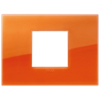 RAMA ORNAMENT 2 MODULE CENTRALE REFLEX ORANGE VIMAR ARKE - RAMA ORNAMENT 2 MODULE CENTRALE REFLEX ORANGE VIMAR ARKE